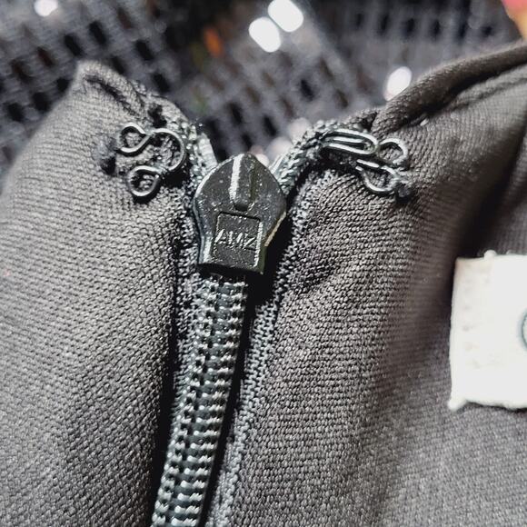 Calvin Klein Little Black Sequined Mini Cocktail Party Dress Low Back Siz 12 NWT - Picture 10 of 12